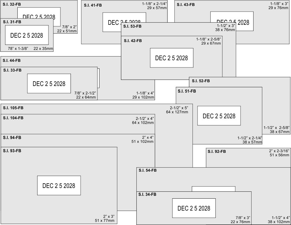 Justrite Extreme Daters Layout Chart