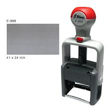 Shiny E-900 (replaces H-6000) - 15/16" x 1-5/8" (24mm x 41mm) - Heavy Duty Self Inking